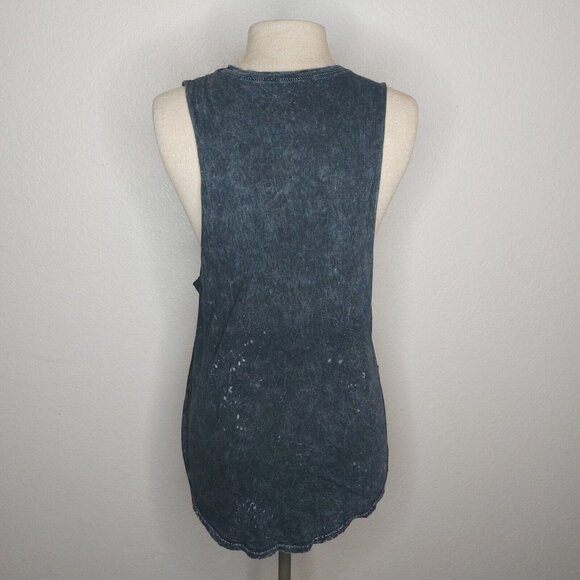 Coca Cola Womens Tank Top Small The Classic Grey Distressed Holes Party Favorite - Picture 6 of 12